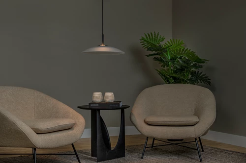 Lucide MENGA - Pendelleuchten - Ø 40 cm - LED Dim. - 1x11W 2700K - Opal | Premium - Atmosphäre 1